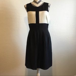 Black with white dress